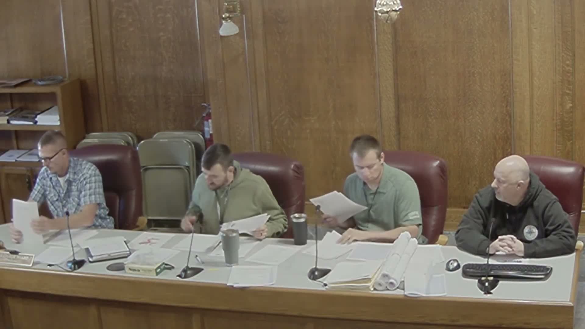 Surveyor presents Aura Bowler reconstruction plan; board sets July 9 hearing and discusses funding