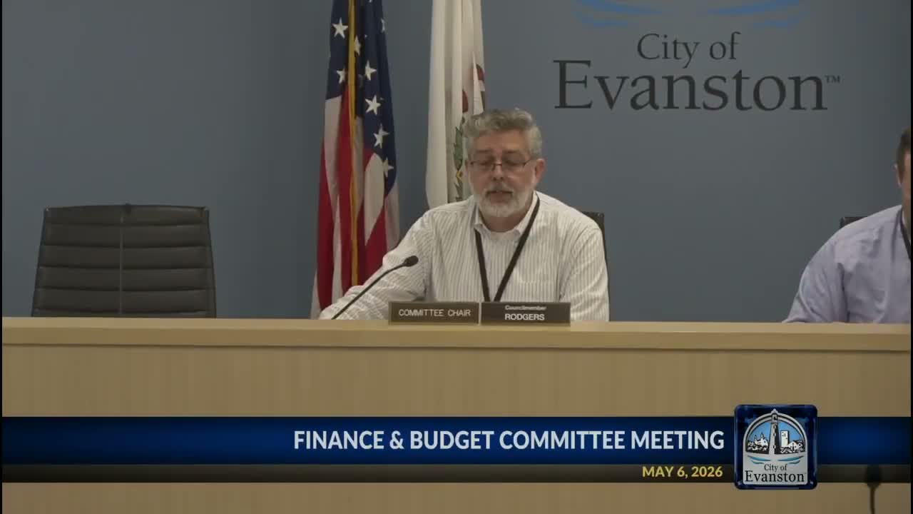 Evanston committee approves $1M alley transfer, hears lead‑service line overrun and bond update