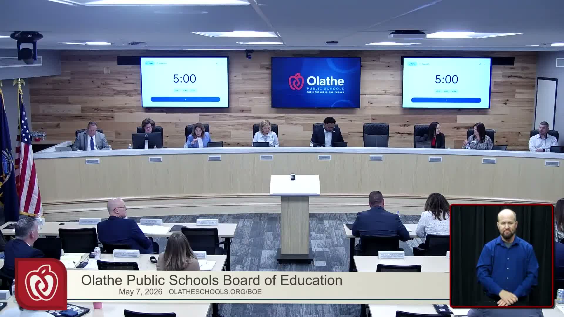 Parents and educators press Olathe board on graduation recognition policy and proposed cuts to retirement benefits