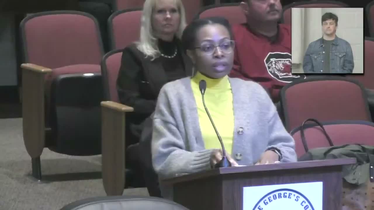 Parent tells PGCPS board specialty-program registration is "unnecessarily complex"