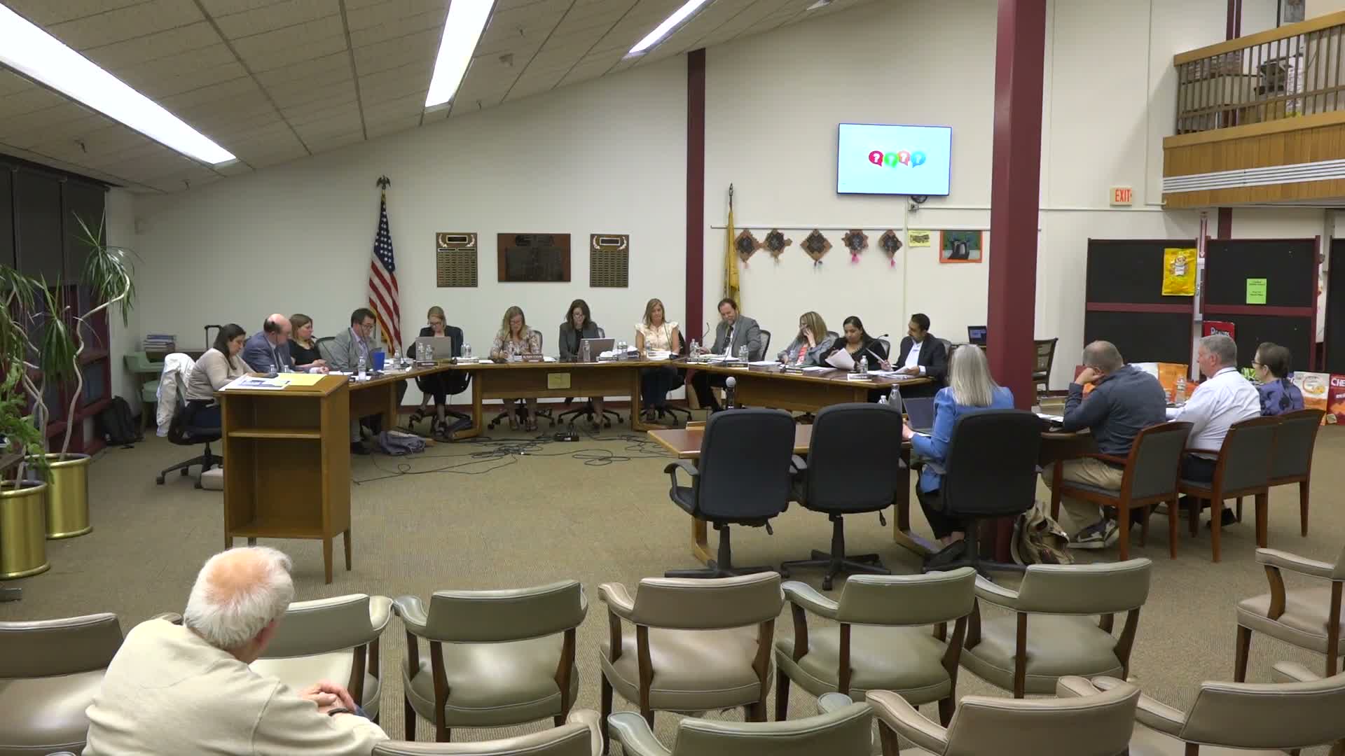 Board approves Superintendent's Bulletin No. 16, with two abstentions on a subitem
