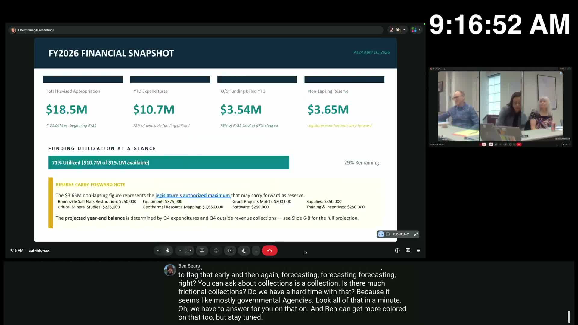 Utah Geological Survey board hears finance update; outside funding surges and lapsing ceiling raised