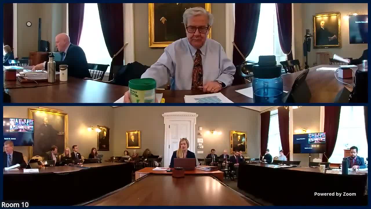 Senate Education Committee reviews draft of school district consolidation bill and delays class-size enforcement until foundation formula