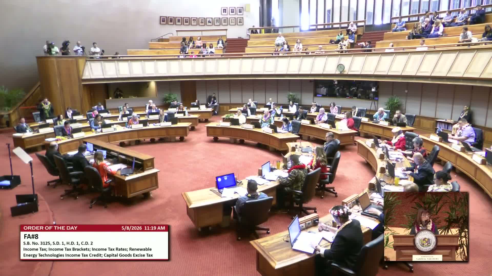 Finance chair says SB 3125 stabilizes budget; lawmakers raise reservations about solar tax credit