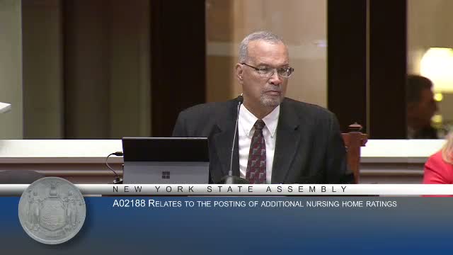 Assembly requires nursing homes to post CMS star ratings; supporters and critics debate context and accuracy