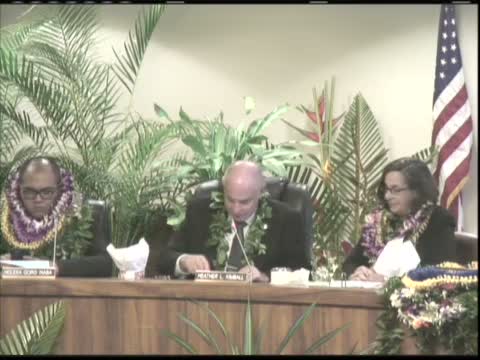 Hawaii County Council elects Heather L. Kimball as chair, adopts rules and names committee rosters