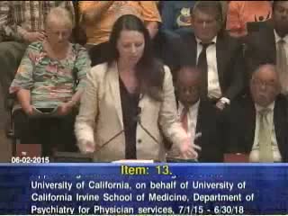 Board approves contract with UCI for psychiatry services amid county shortage of psychiatrists