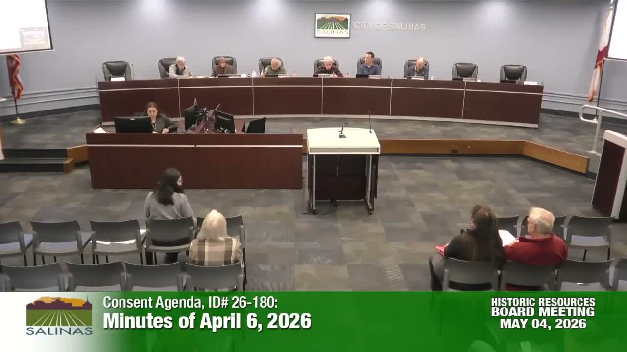 Salinas Historic Resources Board honors local preservation projects, agrees to post winners online