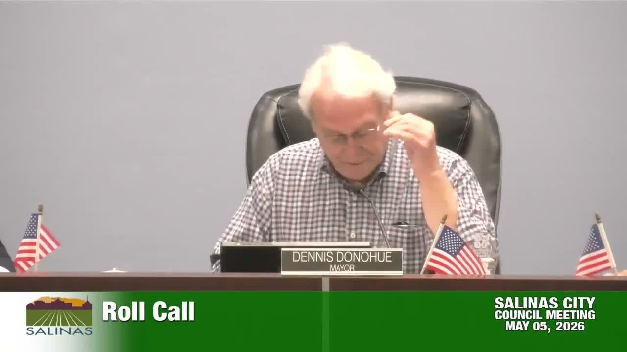 Salinas council excuses absent member Barajas; public criticism raises transparency questions