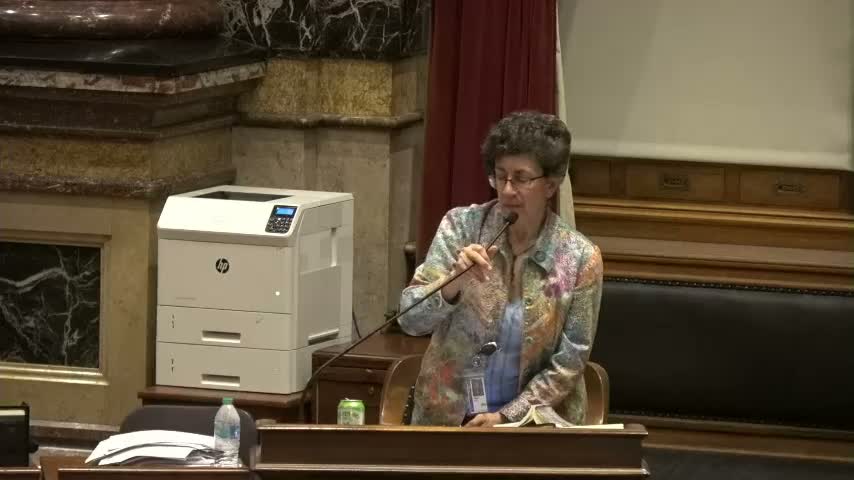 Iowa Senate approves journal, hears House message and brief announcements; retiring staff acknowledged