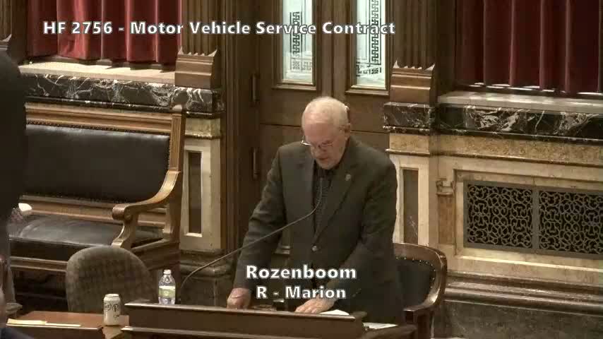 Senate adopts amendment directing emergency rules for subsidence, passes House File 2765