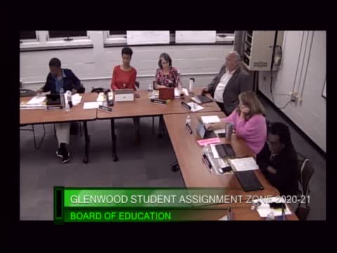 Board reviews two options for Glenwood Elementary assignment zone, staff to report survey results