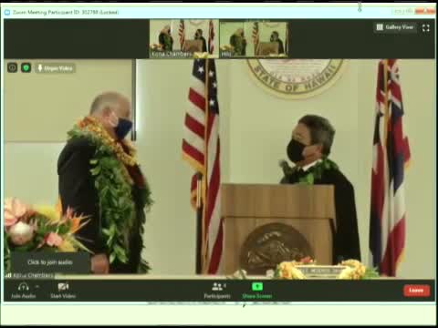 Mitch Roth sworn in as Hawaii County mayor, vows COVID vigilance and focus on housing and transparency