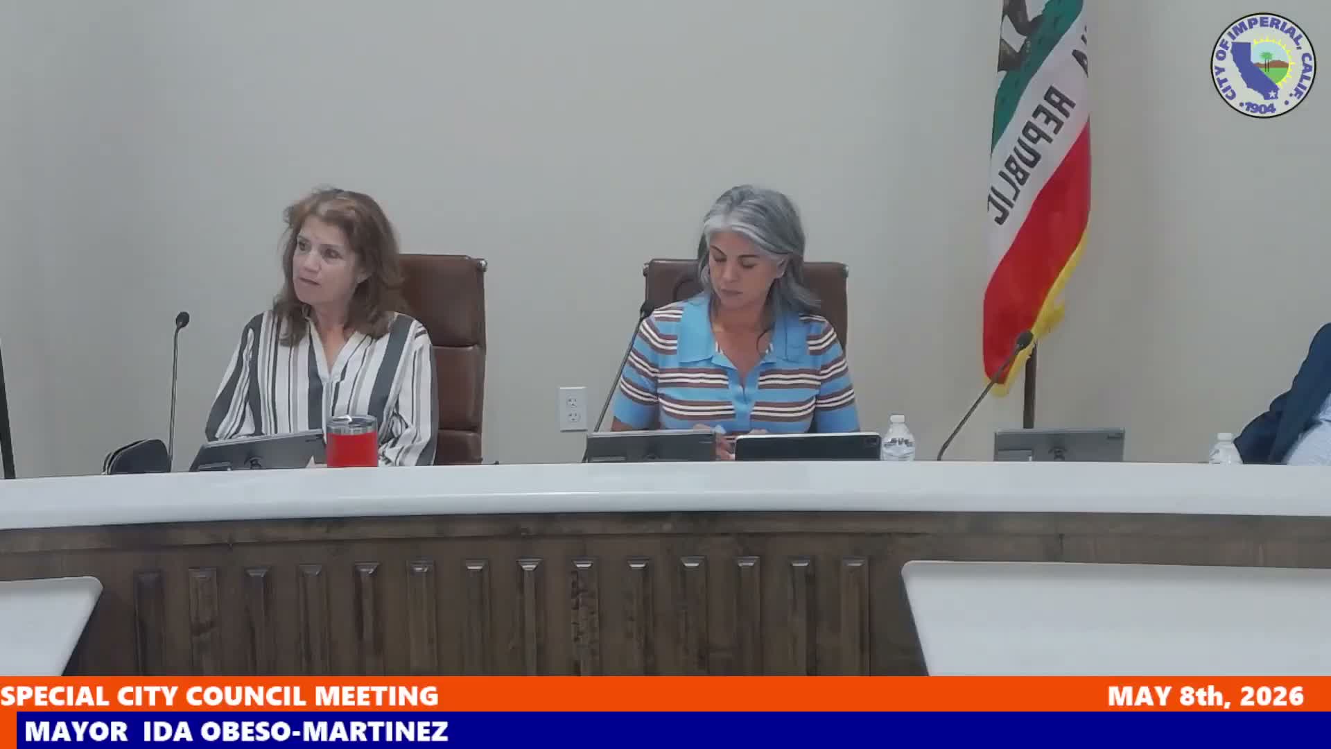City of Imperial officials say data-center applicant withdrew after staff required CEQA review; residents press for transparency