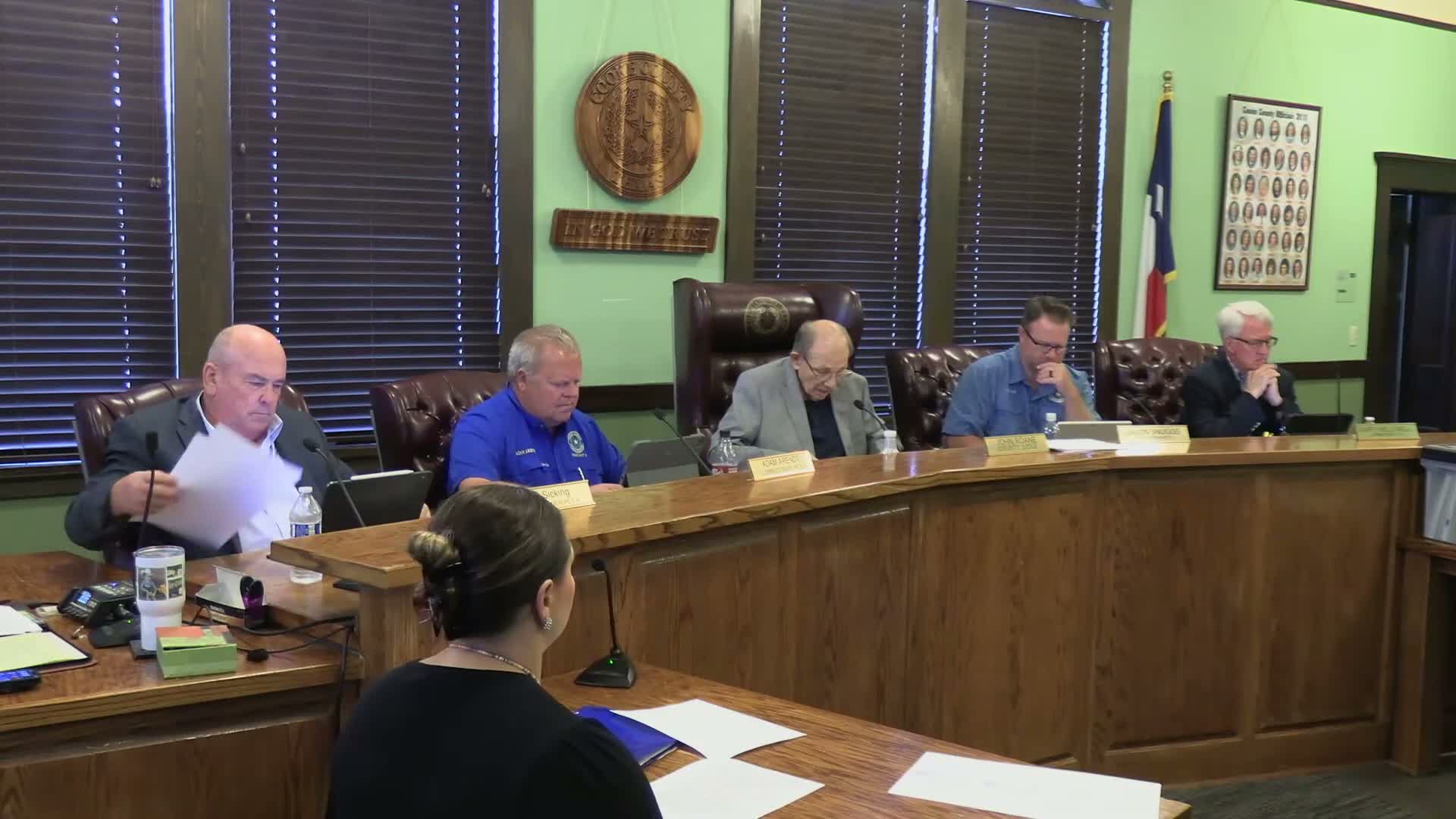 Commissioners approve replat of two lots in Dawson Hill Estates
