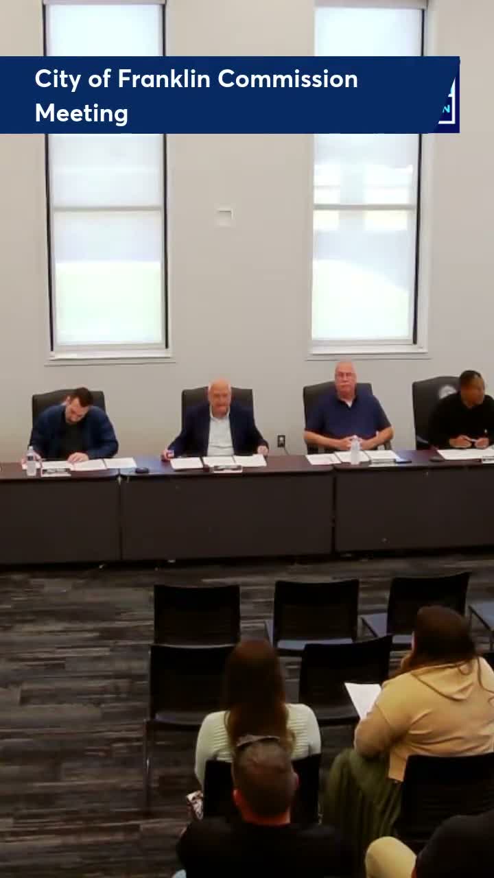 Franklin commission backs sending two-year smaller‑lot housing pilot to planning board