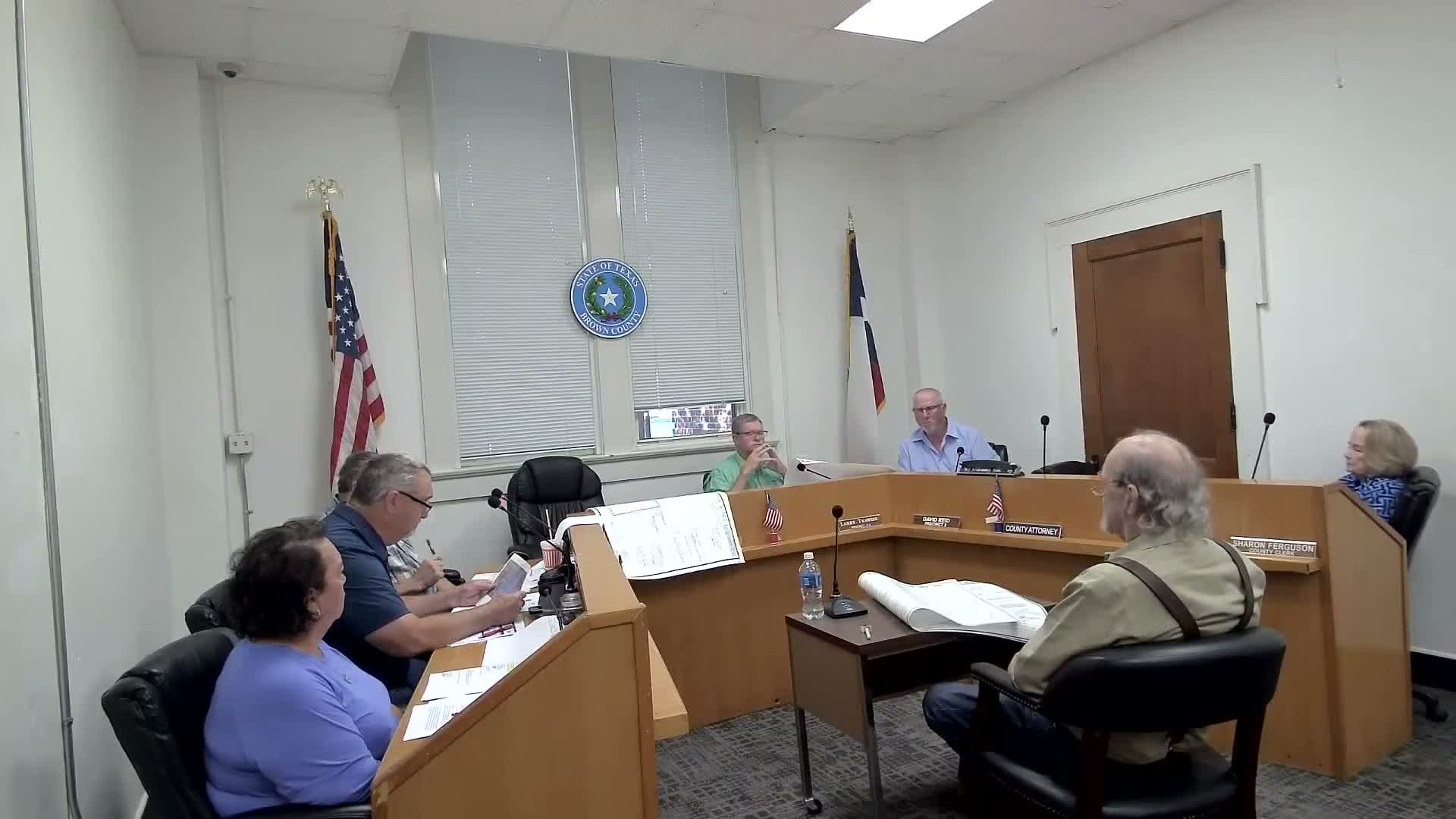 Brown County commissioners approve $2,500 surveyor payment after road-boundary clarification