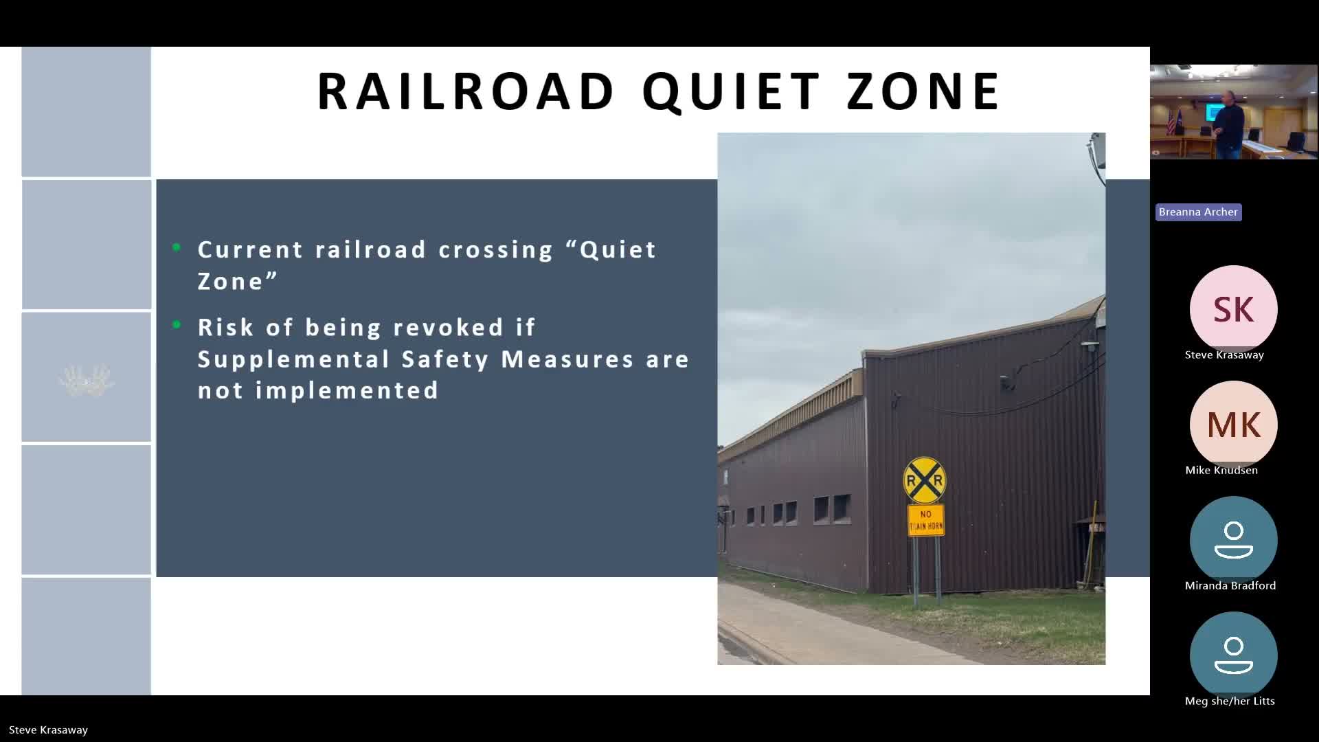 County engineer outlines 2nd Street reconstruction in Proctor and warns town may lose quiet zone without upgrades