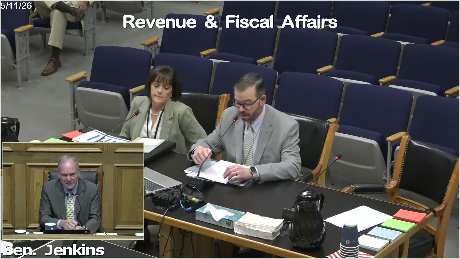 Officials brief senators on re-engrossed HB 2: $12.8 billion bill, pilot bundled projects, limited cash left