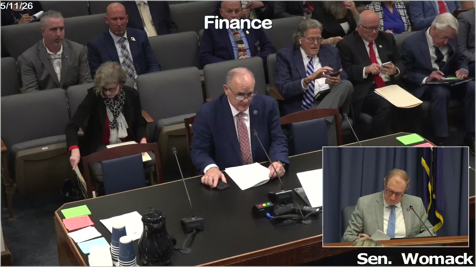 Senate Finance advances a slate of pension, compensation and infrastructure bills; multiple measures reported favorable