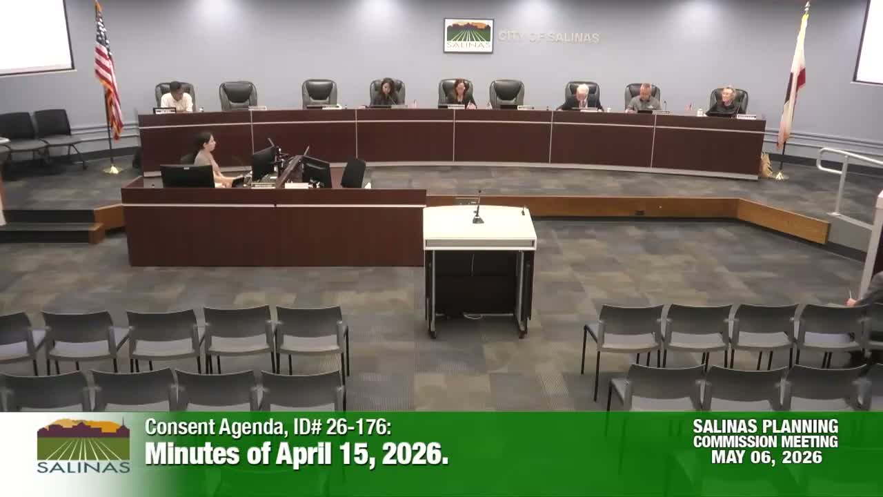 Salinas planning staff lays out Chinatown predevelopment plan; 88‑unit PUD continued to May 20
