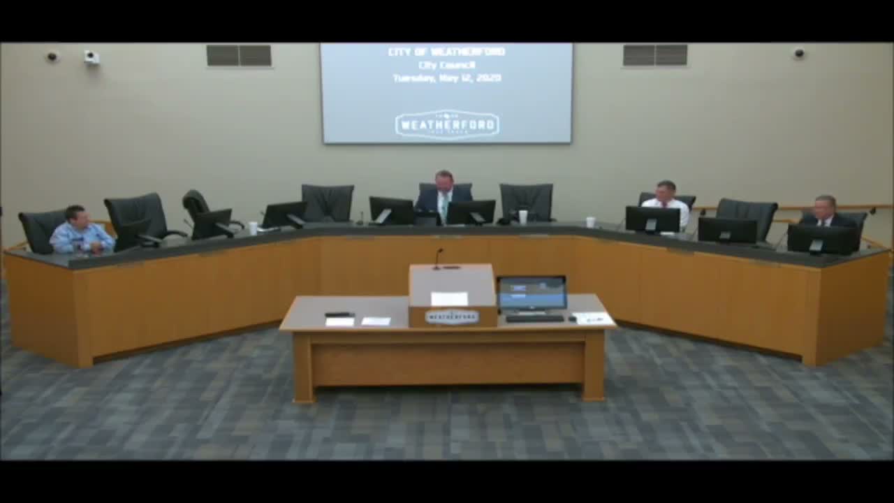 Three Weatherford council members sworn in after unopposed elections