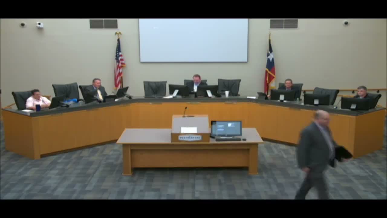 Weatherford council adopts ordinance annexing 1.04 acres on East Lake Drive