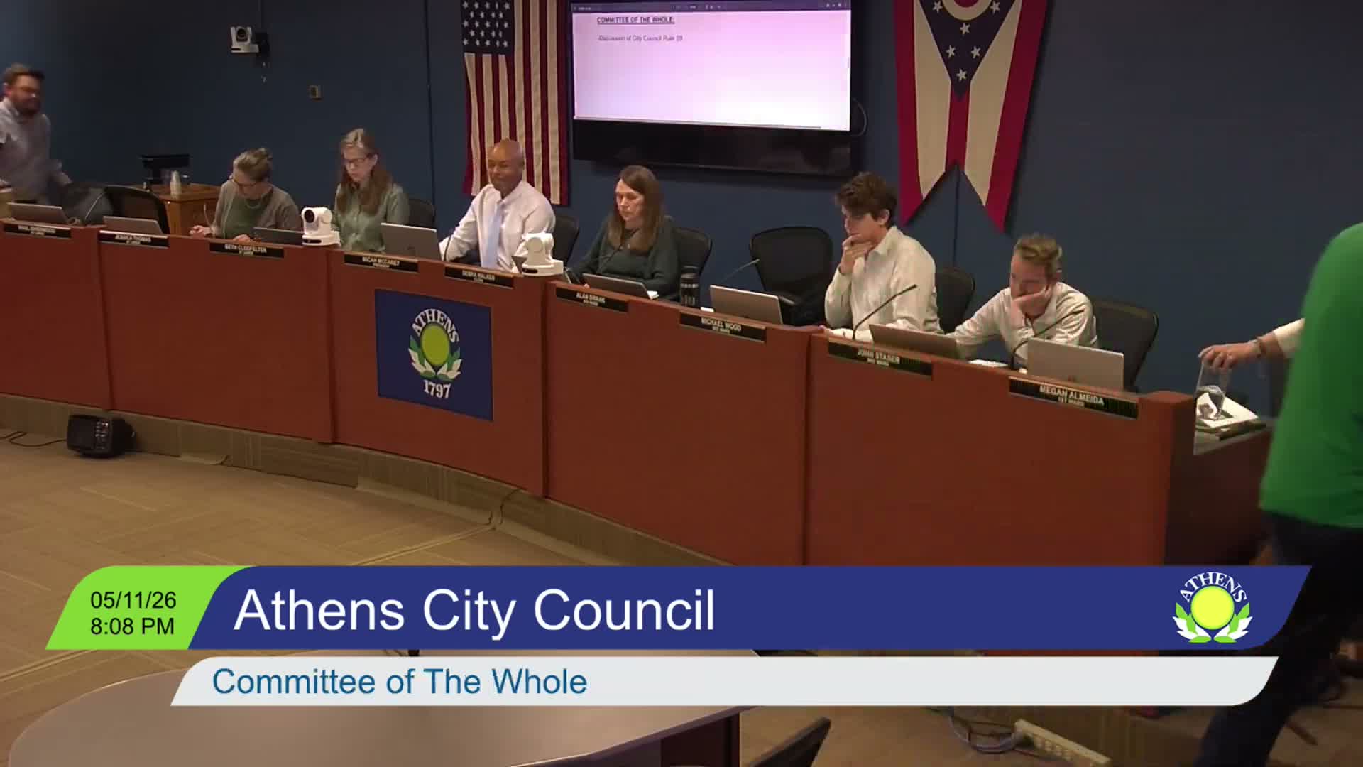 Athens council adopts new committee-advancement rule after hours of debate