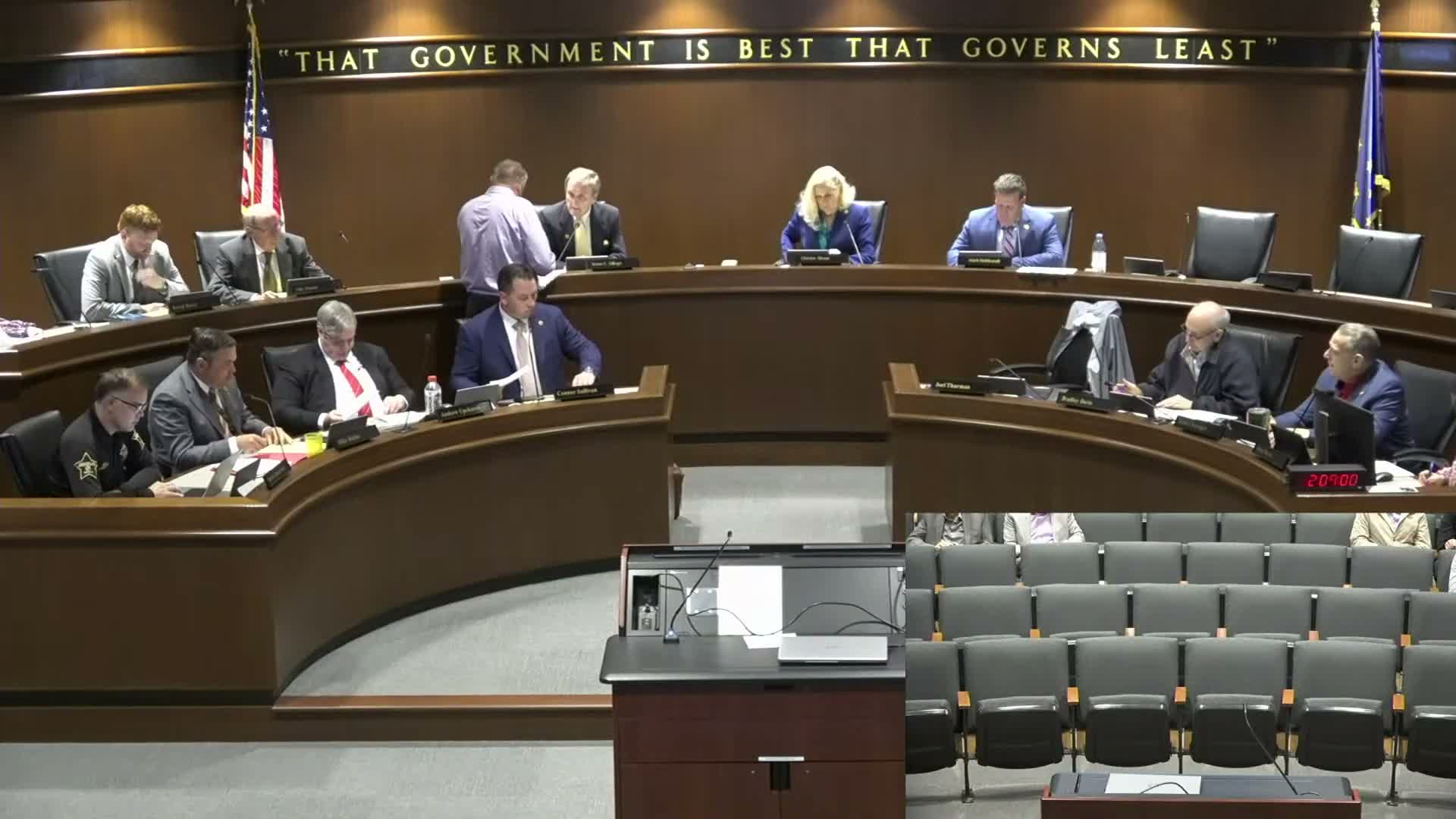 Commissioners approve highway contracts, guardrail award and SRF disbursements to Reynolds Construction
