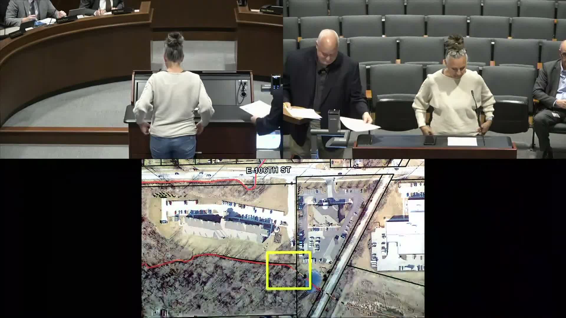 Lebanon resident urges board to exempt 3‑lot split from Marion Blanton drain reconstruction; board requests technical and legal review