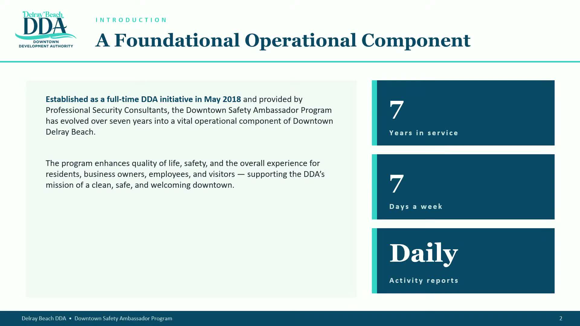 DDA highlights safety ambassadors' 8-year effort, cites $2M-plus investment and new hotspot checks