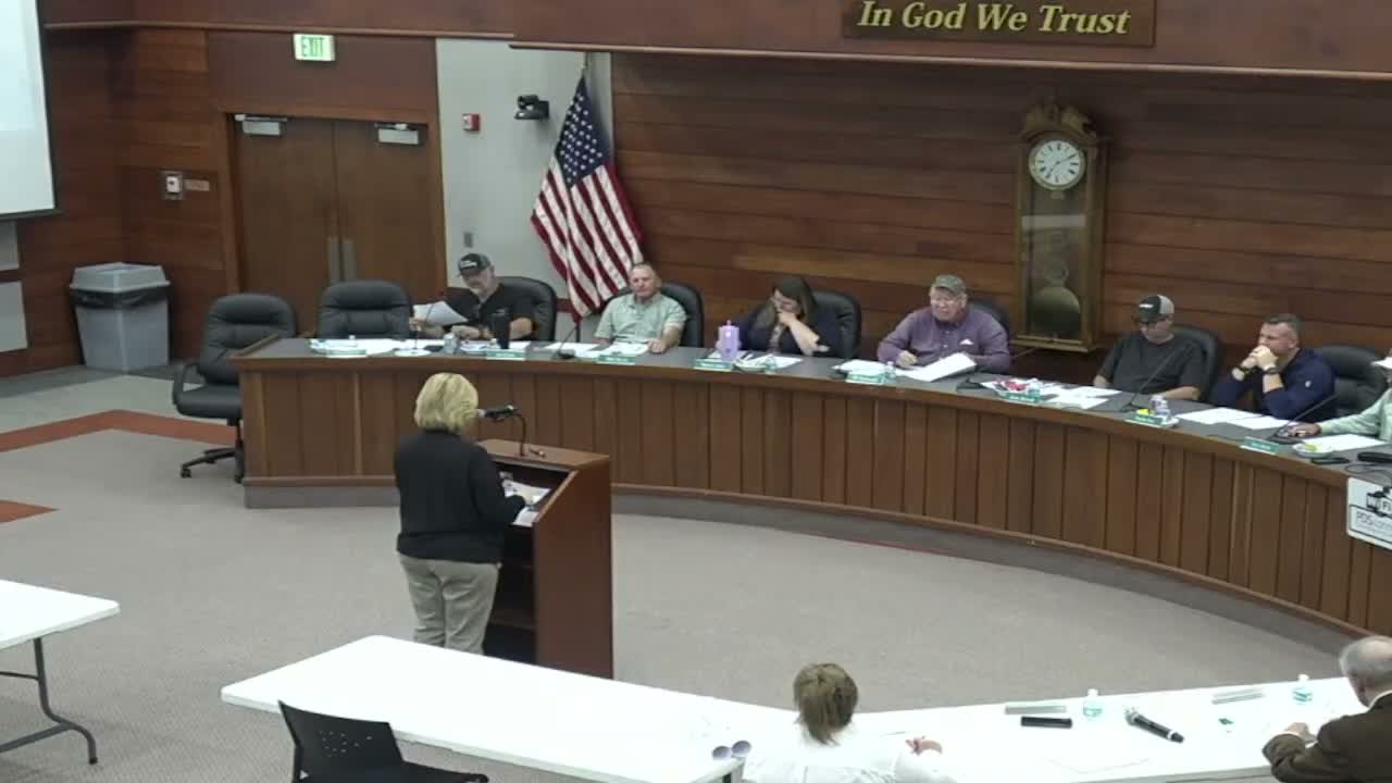 Plan Commission denies Mooresville Junior Football League fee‑waiver; hires new staff member and agrees to reschedule July meeting
