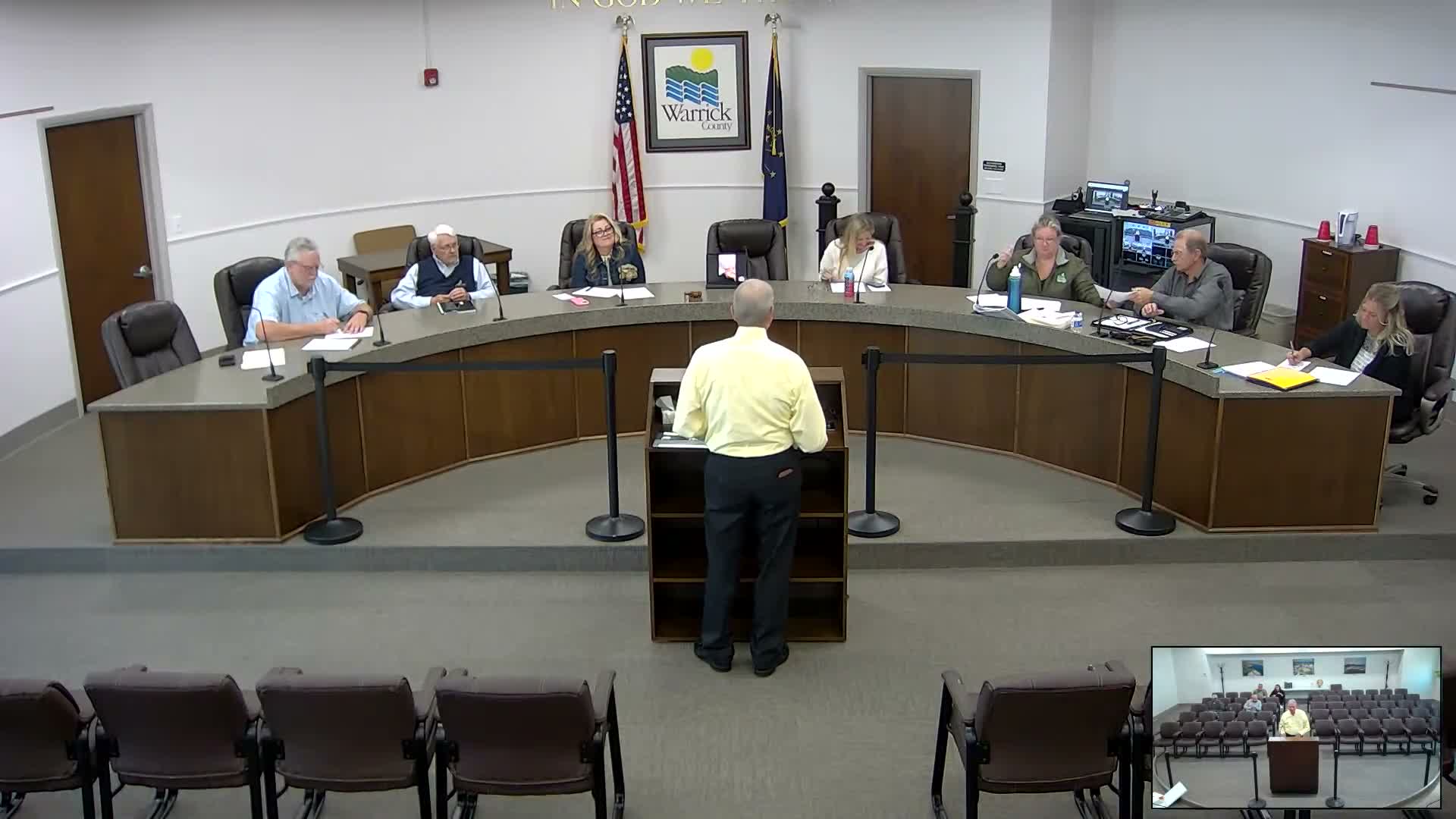 Resident urges county follow-up after IDNR notice for ASHAR AMAX coal slurry impoundment near Pigeon Creek