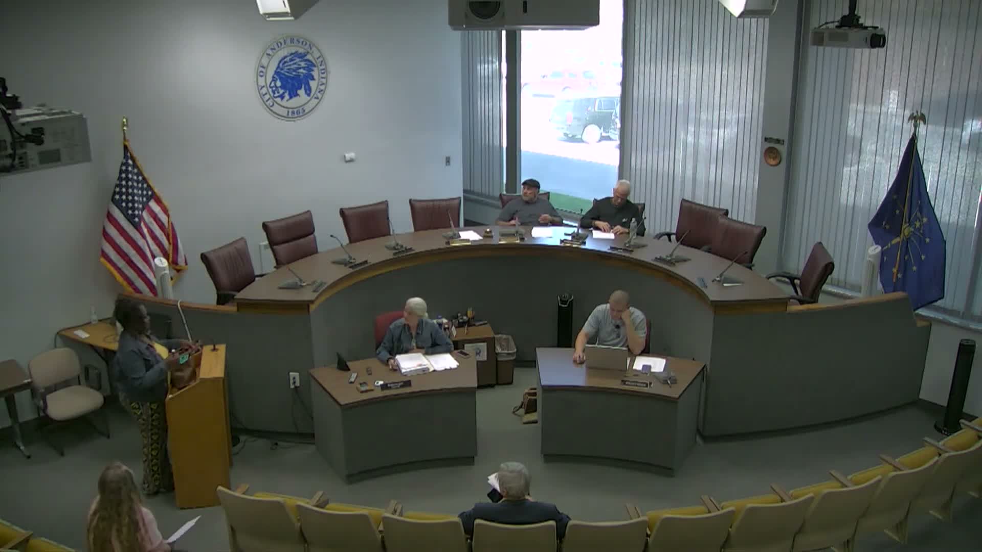 Resident says groundhogs and raccoons are overrunning community spaces; board asks for follow-up