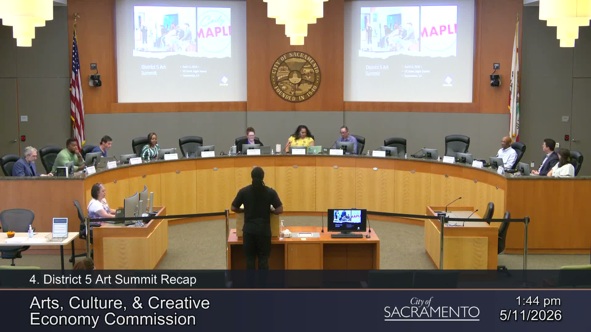 District 5 Arts Summit drew artists and financial-literacy panels; commissioners plan to replicate