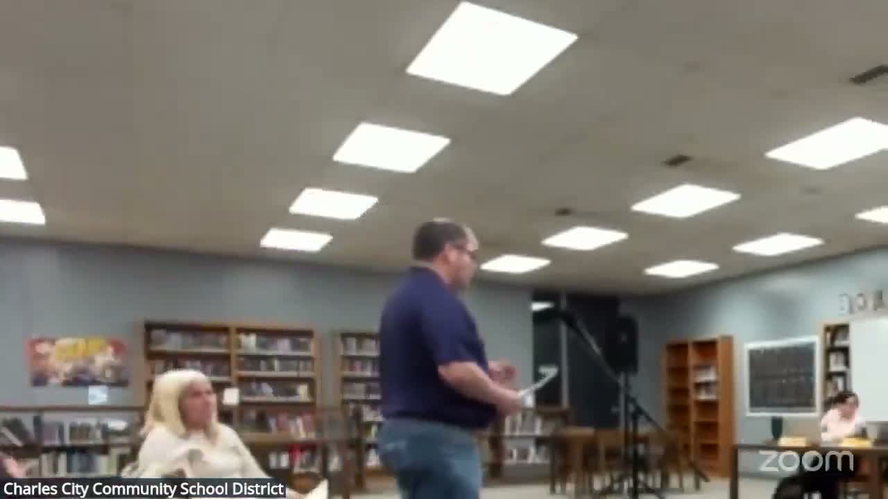 Charles City teacher warns board that rising family health-insurance costs threaten retention, asks for temporary stipend