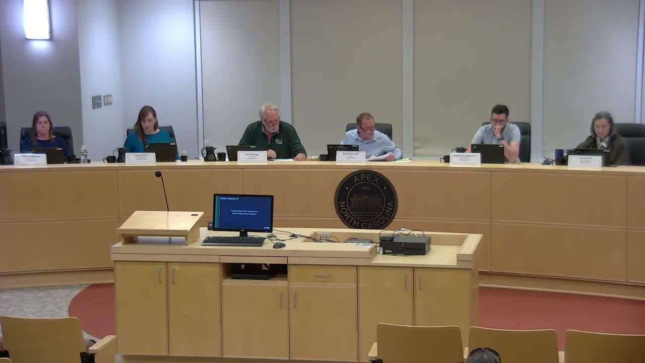 Apex planning board approves realignment of Pristine Water Drive to 1010 Road to add access for proposed 2320 parcel