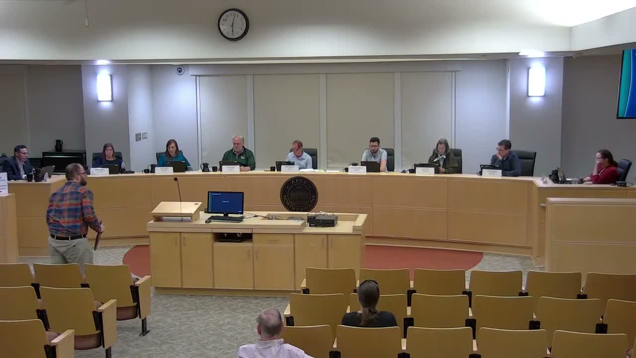 Apex planning board rejects change to Environmental Advisory Board motion wording after debate over added process and timing
