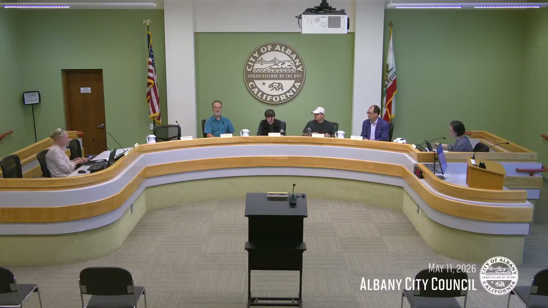 Albany City Council convenes closed session on city manager performance; no reportable action