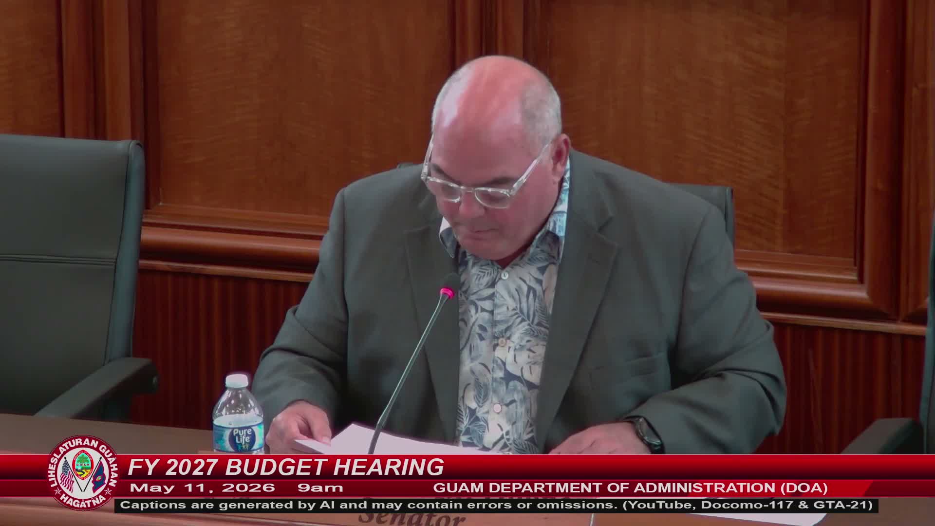 DOA seeks $14.3M to shore up staffing, modernize procurement and speed hiring in FY2027 budget hearing