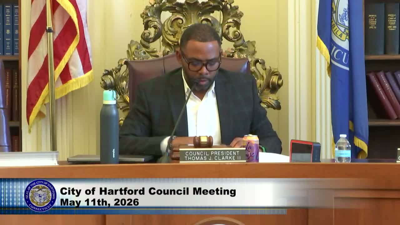 Hartford City Council refers 421 Granby tax‑abatement plan to committee, sets public hearings and recesses for budget deliberations