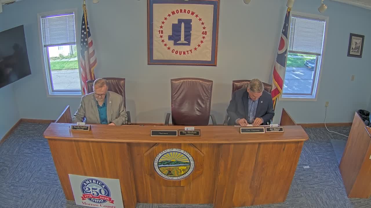 Morrow County proclaims National Police Week, honors deputy killed in the line of duty