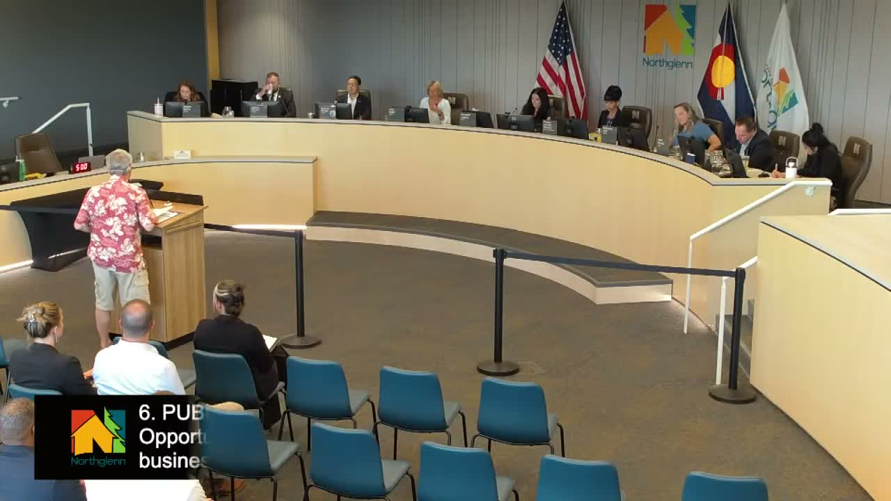 Public comment at Northglenn meeting draws sharp rebuke after anti-LGBTQ remarks