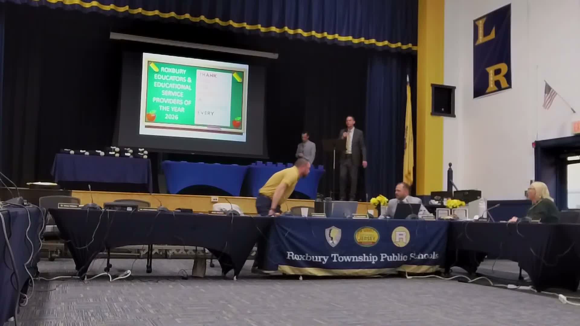 Roxbury Township School District honors educators, support staff and retirees at May board meeting