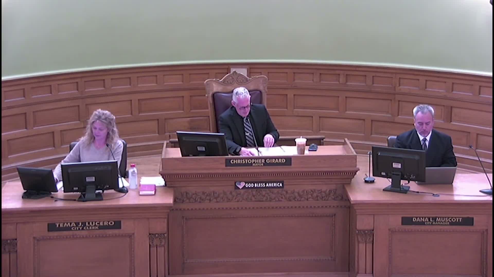 Bay City manager presents balanced FY2026–27 general fund budget, flags lower state and marijuana revenues and Station 2 remediation
