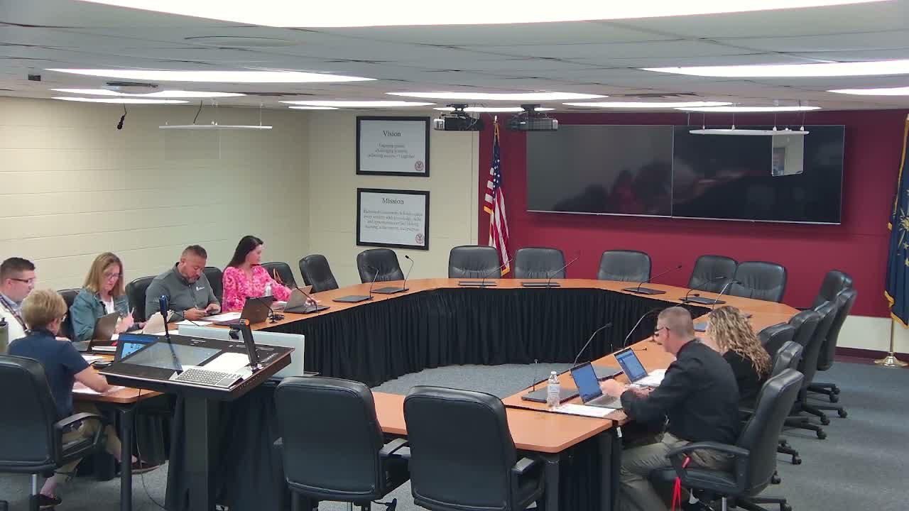 Richmond Community Schools trustees review multiple policy updates; several items moved to first reading