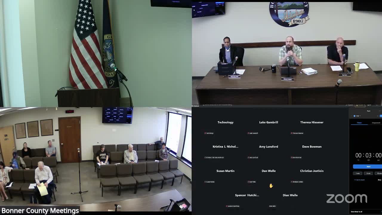 Residents urge clearer emergency communications planning and criticize board conduct during Bonner County meeting