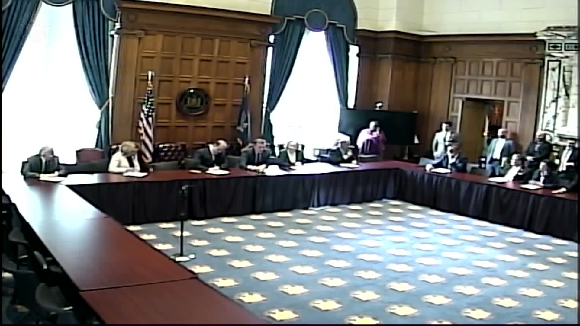 Chair says bills proposed by three senators were presented and will move to the full chamber