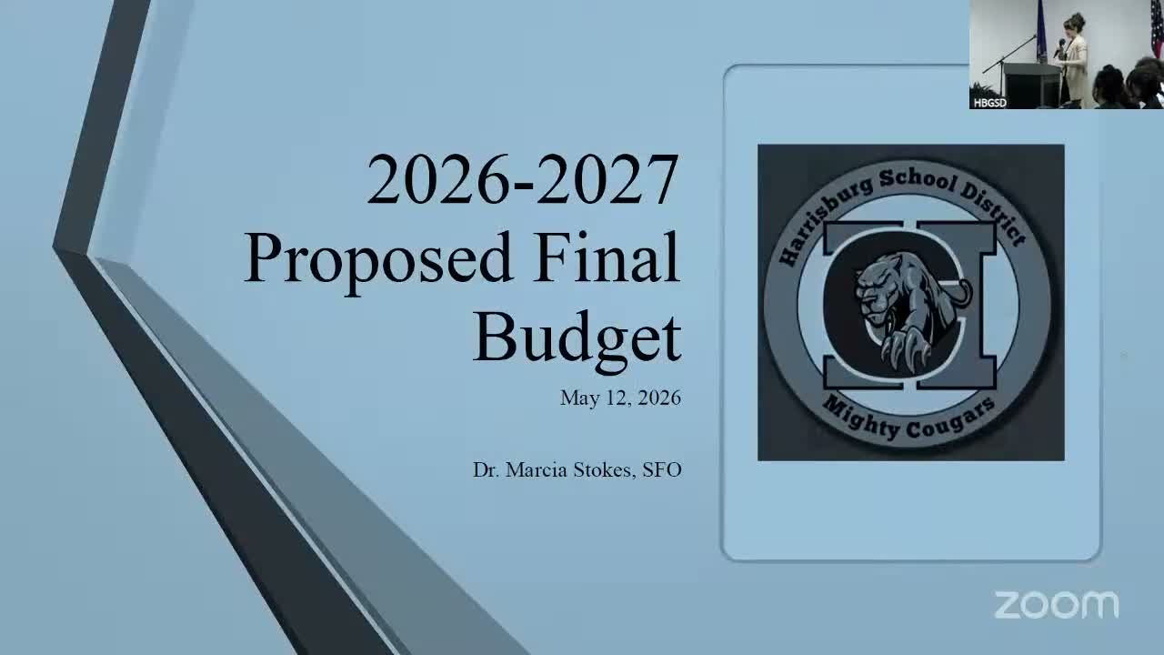 Harrisburg officials present $227.75 million proposed final budget and ask community to weigh a 3% tax increase