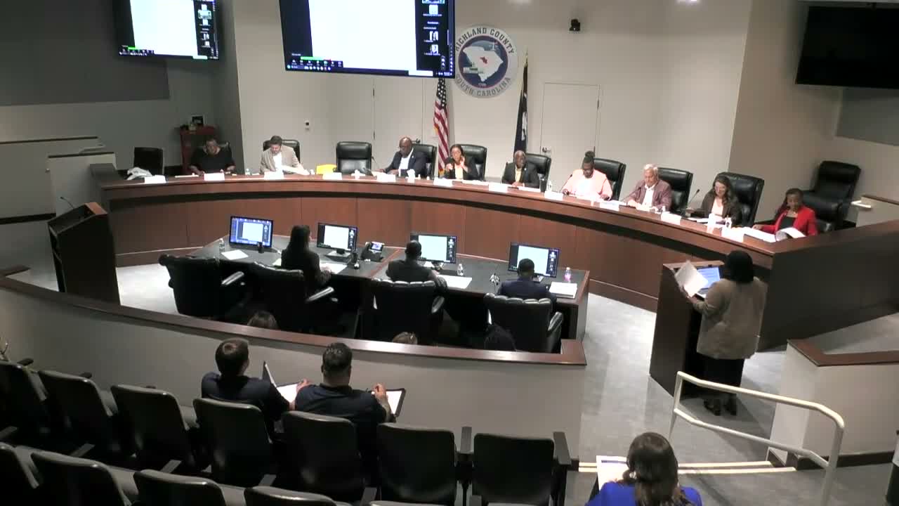 Richland County staff propose FY27 general‑fund plan with no mill increase, step pay and phased retiree benefit changes